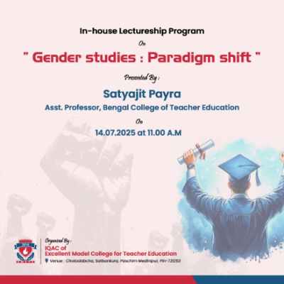 GENDER STUDIES PARADIGM SHIFT