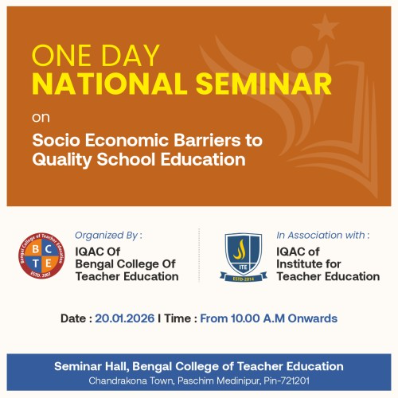 ONE DAY NATIONAL SEMINAR 20th JAN